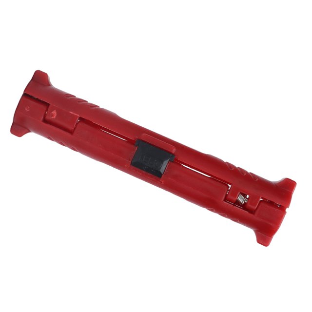 Stripping Tool, Labor Saving Coaxial Cable Stripper High Efficiency Metal Blade Double Ended For Ethernet Wires