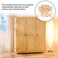 thumbnail image 3 of bedienty 300 Pcs Tiges en Bois pour Placard Guide de Positionnement, 3 of 6