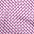 thumbnail image 1 of oneOone Cotton Poplin Fuschia Pink Fabric Geometric Craft Projects Decor Fabric Printed by The Yard 42 Inch Wide, 1 of 4