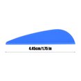 thumbnail image 4 of Rubber  Feather, 50PCS 25g  Feather, Lightweight Rubber for Archery Accessory Various  Heads DIY Tool Red,Green,Yellow,Blue, 4 of 8