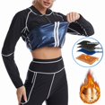 thumbnail image 2 of Essen Sauna Jacket Heat-trapping Wear-resistant Comfortable Sweat Pants Weight Loss Jacket for Workout, 2 of 7