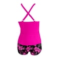 thumbnail image 4 of Maillots de Bain pour Femmes Tankini 2026 Tendance Modeste Haut Croisé à Col en V Profond avec Short de Bain Maillots de Bain Deux Pièces pour Femmes, 4 of 5