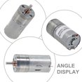 thumbnail image 4 of JGA25-370 12V Geared Motor DC Motor Electric Gear Motor High Torque, 4 of 7