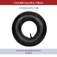 thumbnail image 4 of Hi-Run 13x5.00-6 Butyl Inner Tube TR13 for Lawn Mower & Garden Tires, 4 of 6
