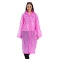 thumbnail image 1 of PVCS Ponchos de Pluie Transparents pour Adultes Réutilisables, Imperméables pour Femmes Hommes avec Capuchon, 1 of 8