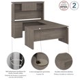 thumbnail image 2 of Bureau en U 65L avec huche Logan de Bestar, érable argenté, 2 of 4