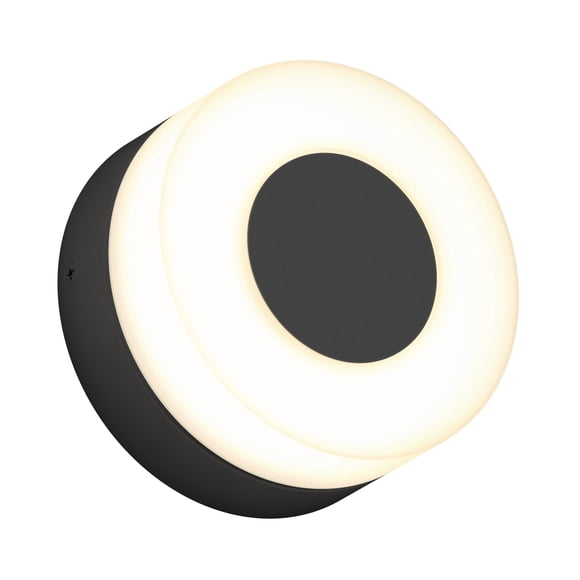 Artika Ludwig Black LED Wall Light Indoor Outdoor Modern Energy-Efficient