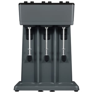 KFFKFF Triple Milkshake Créateur, 375W x 3 Appareil de mélange de boissons électriques, mélangeur à trois têtes, 3-Speed Shake Blender avec Trio de 820 ml Conteneurs en acier inoxydable