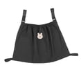 thumbnail image 1 of Sac de Rangement Polyvalent pour Console Parentale Porte-Gobelet Accessoires Lapin Noir, 1 of 8