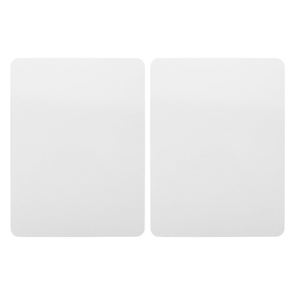 KAKOWELY blank dry erase board 2pcs Dry Erase Lapboards Double Sided Dry Erase Whiteboards Reusable Writing Board for Students Teachers Classroom School Supplies