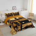 thumbnail image 3 of Erosebridal Ensembles de Couette Rétro Voiture en Bois Format Simple, Couettes et Duvets Rustiques de Style Ferme, Décor Western, Réversible 2 Pcs, 3 of 7