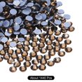 thumbnail image 3 of Uxcell Hotfix Rhinestones Flatback Crystal Glass Gems for Craft Clothes DIY Decoration Dark Yellow 4.8mm, 3 of 5