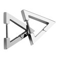 thumbnail image 2 of Iumwxz Men's Women Punk Stainless Steel Geometry Shape Design Hoop Earrings, 2 of 2