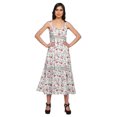 thumbnail image 1 of Moomaya Printed Sleeveless Long Maxi Dress Spaghetti Straps With Lace Trim, 1 of 6