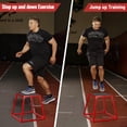thumbnail image 4 of GloryStar Plyometric Jump Box Set, 12/18/24 Inch Heavy-Duty Steel Plyo Platforms with Anti-Slip Surface for Home Gym, 4 of 9