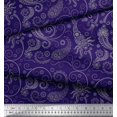thumbnail image 3 of Soimoi Rayon Fabric Floral & Paisley Print Sewing Fabric Yard 56 Inch Wide, 3 of 3