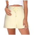 thumbnail image 1 of zanvin Shorts pour Femmes, Shorts de Course de Mise en Forme Amples Unis pour Femmes, Mode Décontractée Printemps et Été, 1 of 4