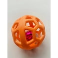 thumbnail image 1 of 9cm Diameter Hollow Ball Tpr Rubber Pet Toy Ball, Dog & Cat Toy, With Christmas Bell, Multicolor (Content Color Random), 1 of 3