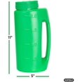 thumbnail image 2 of CHUANK Ice Melt Salt Spreader Handheld Shaker for Lawn Seed  Salt  Ice Melt  Calcium  Deicer Shaker 2 Liter  Adjustable Hole Size  Handy for Fertilizer Lawn Seed Salt to Deice, 2 of 8