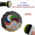thumbnail image 2 of High Quality Silicon Carbide Sanding Discs 10PCS 3 Inch WetDry Sandpaper, 2 of 7