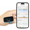 thumbnail image 1 of LOOKEE® Ring Sleep Oxygen Monitor with Vibration Reminder for Low O2 | Continuous Ring Pulse Oximeter Overnight Tracks Blood Oxygen Level and Heart Rate | Free Mobile App Reports, 1 of 9