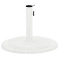thumbnail image 2 of vidaXL Umbrella Base White 45x45x30 cm Cast Iron, 2 of 5