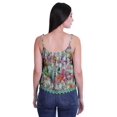 thumbnail image 3 of Moomaya Camisole Courte à Bretelles Spaghetti Imprimée pour Femmes, Hauts d'Été, 3 of 5