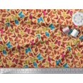 thumbnail image 2 of Soimoi Moss Georgette Fabric Texture & Butterfly Fabric Prints by Yard 42 Inch Wide, 2 of 3