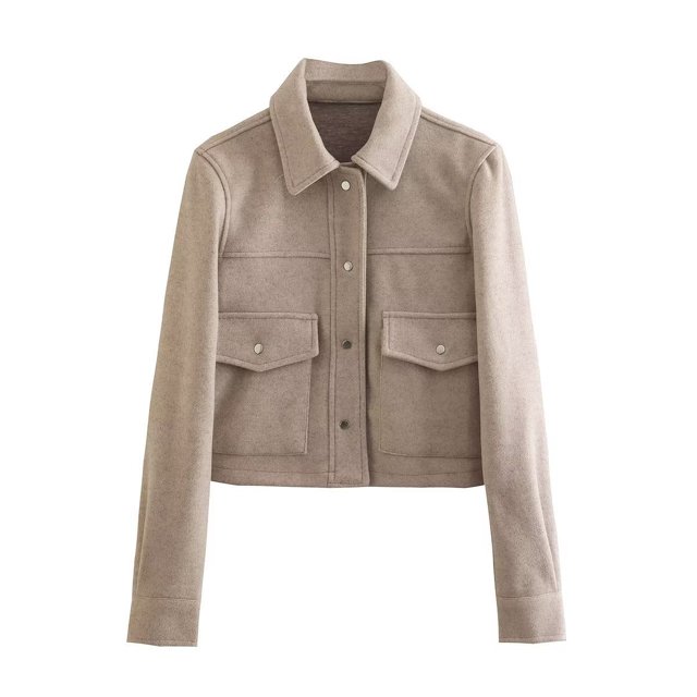 EGNMCR Veste à Manches Longues pour Femmes, Sans Capuche, Décontractée, Mode, Hiver, Chaude
