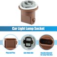 thumbnail image 3 of Unique Bargains Turn Signal Light Bulb Socket Front Tail Lamp Base 4011101 for Polaris RZR 570 800 900 XP ACE 325 570 900 2008-2017, 3 of 7