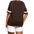 thumbnail image 4 of Hauts Actifs pour Femmes Hauts à Col pour Femmes T-Shirt Décontracté Haut T-Shirt Uni à Manches Longues Femmes T-Shirt à Manches Longues Femmes T-Shirt de Course Femmes T-Shirt Femmes T-Shirt à Manches Longues Femmes Course, 4 of 4