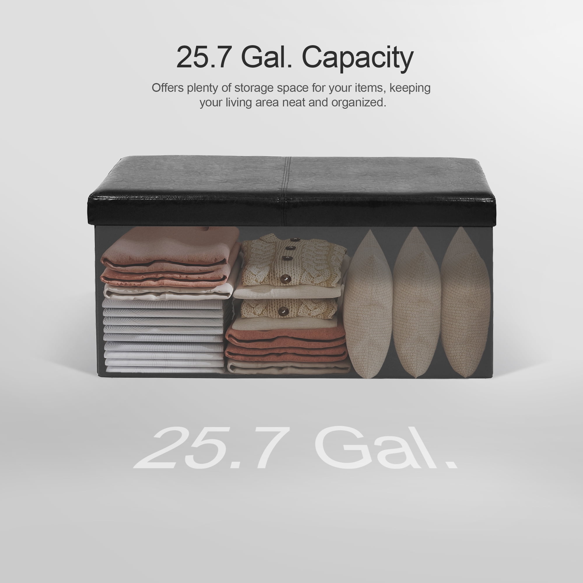 Homy Casa Lot de 2 bancs de rangement pour jeux de société – Siège pratique et organisateur pour jeux et cartes