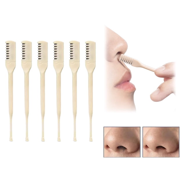 Beauty Tools 2 In 1 Manual Nose Hair Cleaner & Trimmer 2024 New Portable Nose Hair Trimmer With Ear Nose And Ear Trimmer For Men 360° Rotating Manual Nose Hair Clipper For (1 5Pcs), Beauty Tools for W