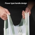 thumbnail image 4 of Green Undershirt Type Garbage Bags Hands Avoid Household Disposable Thick Portable Plastic Bags, 4 of 6