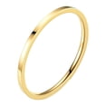 thumbnail image 2 of TopLLC Rings Temperament Versatile 1MM Thin Titanium Steel Ring Female Fashion Plain Ring Tail Ring Jewelry a ring, 2 of 2
