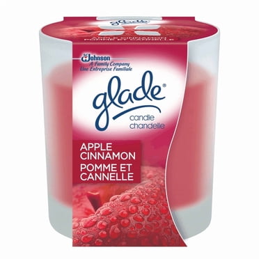 Glade® Scented Candle Air Freshener, Apple Cinnamon