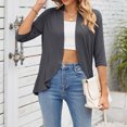 thumbnail image 3 of Birdeem Womens Fashion Casual Spring and Summer Solid Color V-Neck Short Sleeve Blouse Tops, 3 of 11