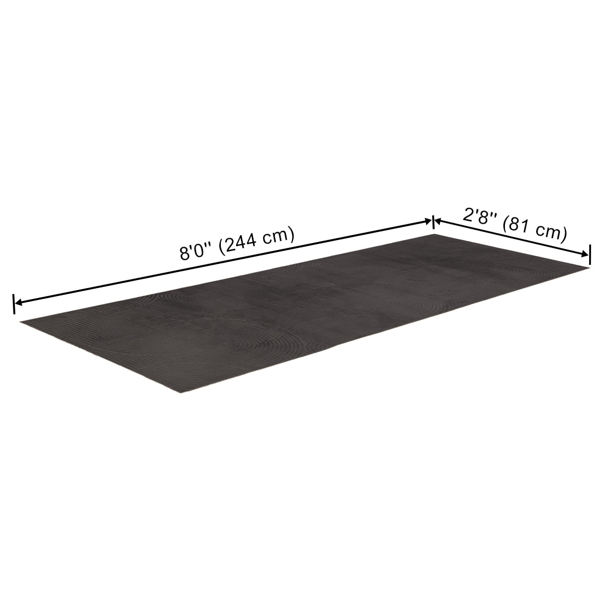 Tapis de Couloir Elion Lavable A la Machine Contemporain/Moderne pour Salon, Chambre, Salle Manger, Entrée, et Plus Encore.