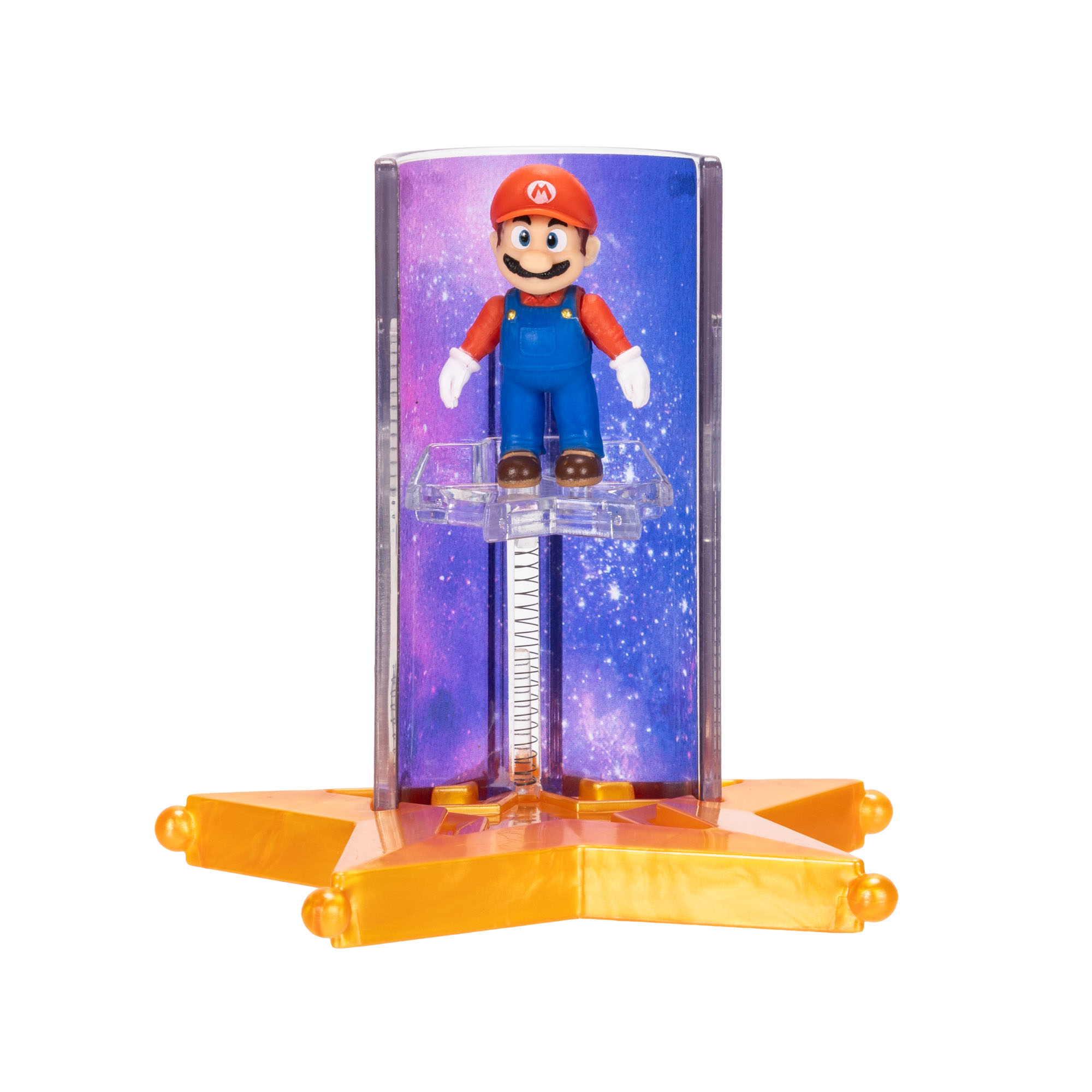 Super Mario Galaxy, Le Film – Figurine 1,5 po avec accessoire Lance-étoiles - Mario