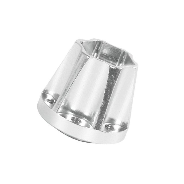 4PCS Moyeux Hexagonaux de Roue pour RC 1:10 12mm RC Crawler 1,9 "2.2" Jantes 22mm Argent