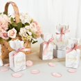 thumbnail image 3 of TONIFUL 3/8 in x 100yds Rose Gold Satin Ribbon Thin Solid Fabric Ribbons Roll for Gift Wrapping Invitation Floral Hair Balloons Craft Sewing Party Wedding Popsicles Decoration Valentine's Day Bouquet, 3 of 6