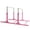 Pink, variant on Costway Kids Double Horizontal Bars Gym Home Adjustable