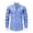 Blue, variant on yardsong Stretch Wrinkle-Free Men's Dress Shirt - Slim Fit Vertical Striped Collar Business Long Sleeve Shirt Pink,XL