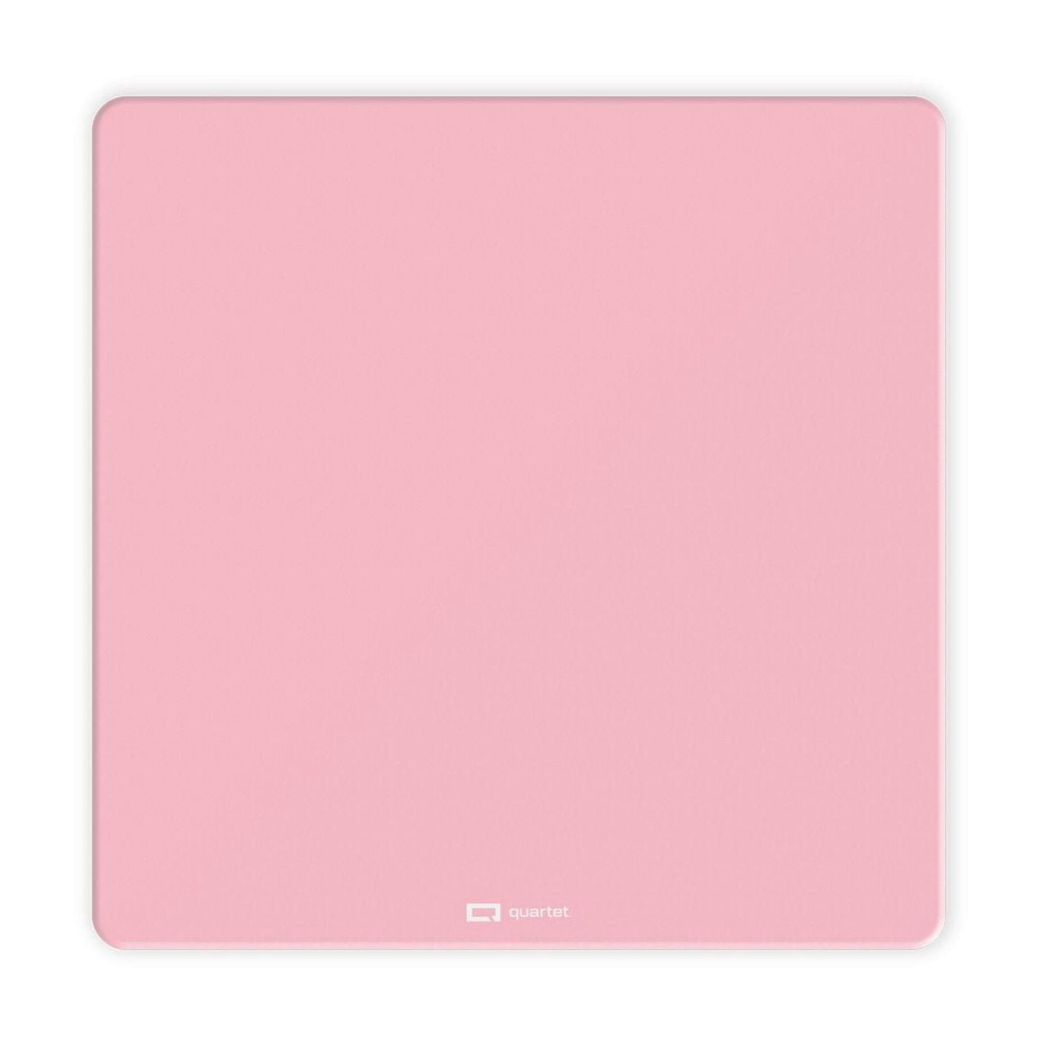 Quartet Tuile en étain effaçable à sec magnétique, sans cadre, couleurs assorties, 12 po x 12 po