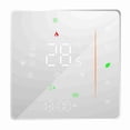 thumbnail image 2 of Contrôleur de Température Thermostat Intelligent Wi-Fi Programmable Hebdomadaire Prend en Charge le Contrôle Tactile/ Application Mobile/ Commande Vocale Compatible avec Alexa/ Maison, pour Chauffage de l'Eau 5A Blanc, 2 of 7