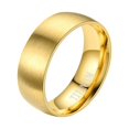 thumbnail image 2 of Daisyyozoid TITANIUM Titanium Steel Frosted Ring Stainless Steel Ring Male, 2 of 2
