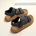 thumbnail image 5 of JDQJBZ Boys's Sandals Toddler Retro Hook Loop Closure Summer Beach Sandals Soft Sole Non Slip, 5 of 5