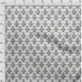thumbnail image 3 of oneOone Polyester Lycra Fabric Diamond & Swirl Ikat Printed Fabric 1 Yard 56 Inch Wide, 3 of 4