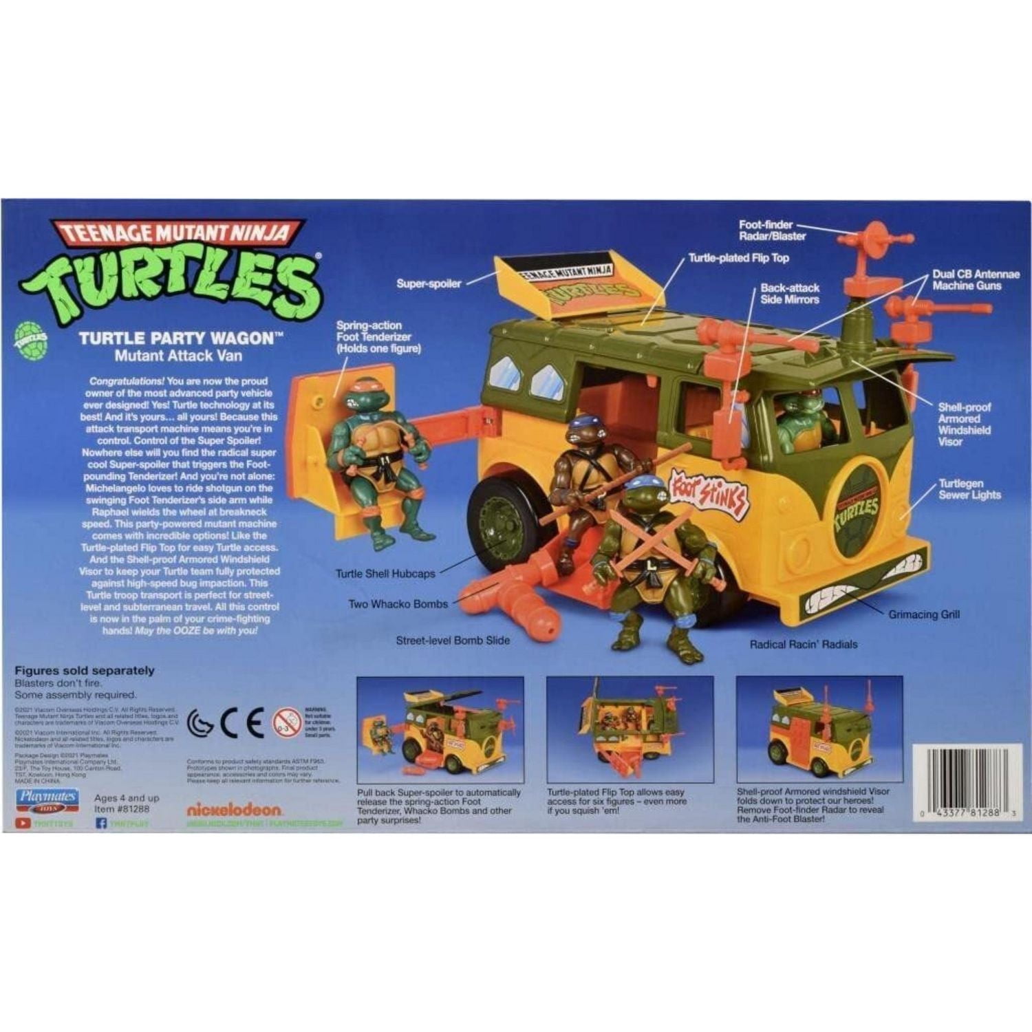 Playmates Original TMNT Party Van - Walmart.ca