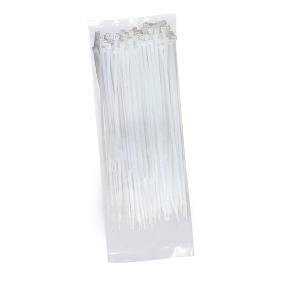 Huadaliy 100pcs Assorted Self-Locking Nylon Cable Ties Plastic Wires Wrap Zip Ties